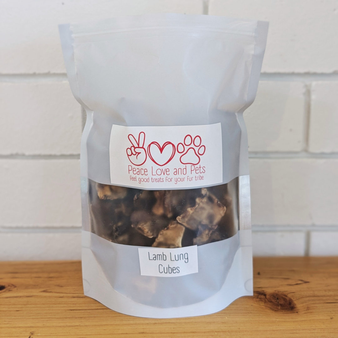 Lamb Lung Cube Pet Treats 250g